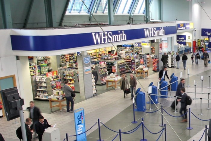 WHSmith profits treble