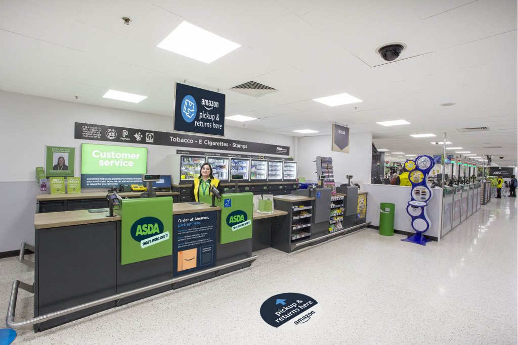 Asda and Amazon team up to offer parcel collect and return service